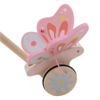 Wooden Butterfly Push Along