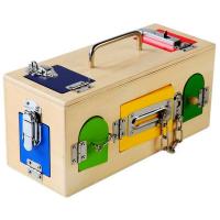 Wooden Lock Activity Box