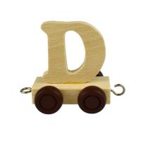 Wooden Name Train Letter D