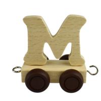 Wooden Name Train Letter M