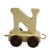 Wooden Name Train Letter N