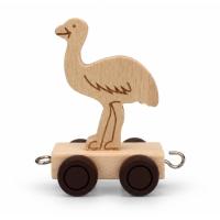 Wooden Name Train Emu