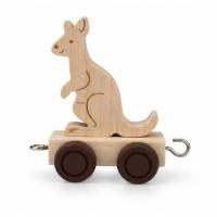Wooden Name Train Kangaroo