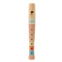 Wooden Piccolo Recorder Orange