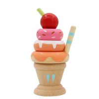 Wooden Stacking Ice Cream Sundae