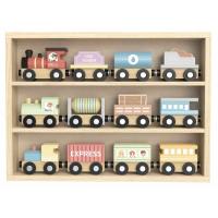 Wooden Train And Carriage Set