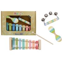 Xylophone Bell Maraca Music Set Blue