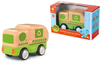 Light Sound Wood and Plastic Friction Recycle Truck
