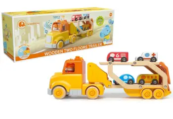 Light Sound Wood and Plastic Car Carrier