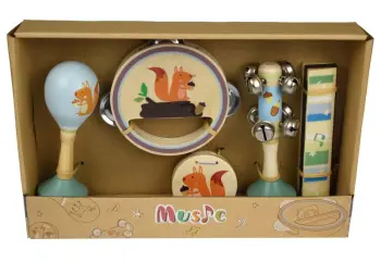 Music Set Squirrel 5pc