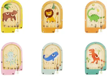 Pinball Game Set of Six