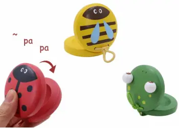Insect Castanets Set of Three