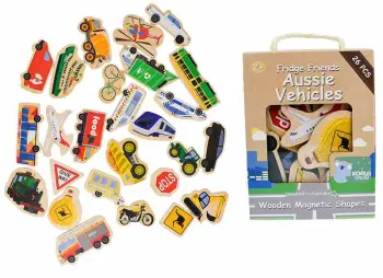 Aussie Vehicles Fridge Magnets 26pcs