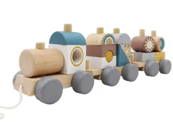 Stacking Wooden Train