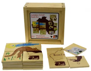 Australian Animals Puzzle Tiles