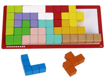 Wooden Puzzle Cube Game