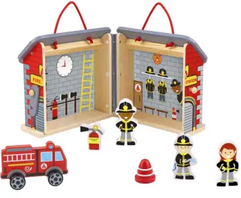 Firefighter Folding House Playset