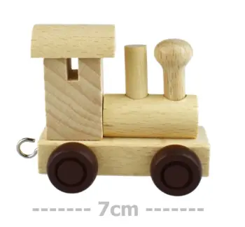 Wooden Name Train Engine