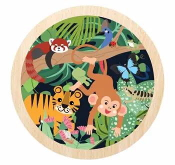 9 Piece Jigsaw Puzzle Monkey