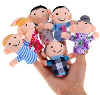 Plush Family Finger Puppets