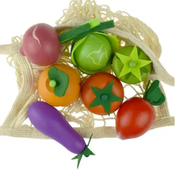 Vegetables 7pcs in Cotton Mesh Bag