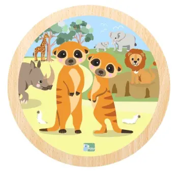 9 Piece Jigsaw Puzzle Meercats