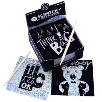 Scratch Art Cards Silver