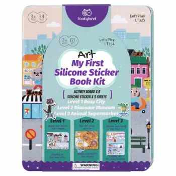 Silicone Sticker Book City