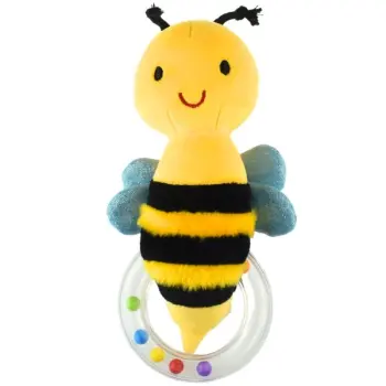 Snuggle Bee Ring Rattle