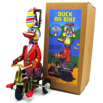 Tin Toy Duck on Tricycle