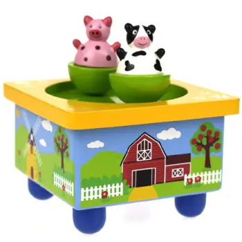 Wooden Music Box Farm