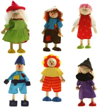 Wooden Dolls Wizard of Oz