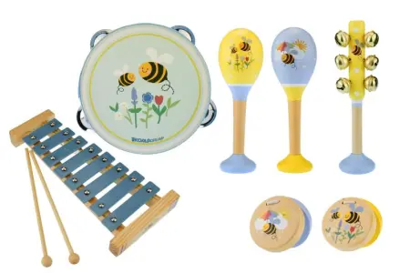 7 Piece Music Set Bee Theme