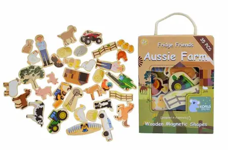 Aussie Farm Fridge Magnets 35pcs