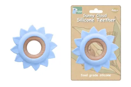 Blue Sun Silicone Teether