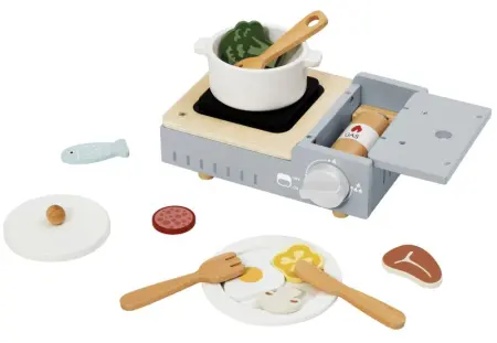 Wooden Camping Stove Set