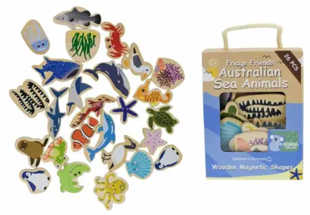 Fridge Magnets Sea Animals Set 26 Piece
