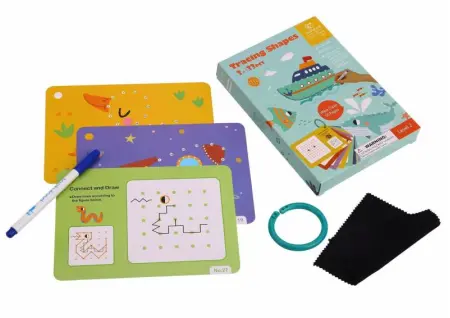 Tracing Shapes Flash Cards