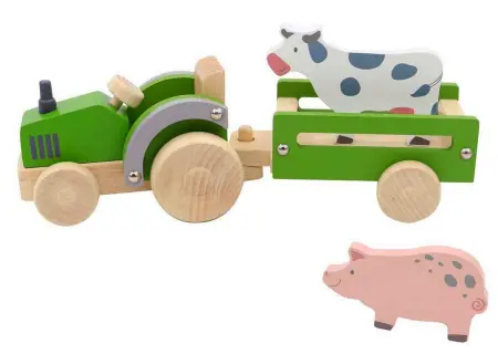 Tractor Trailer with Animals