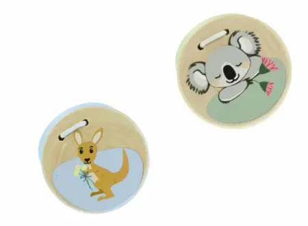 Koala and Kangaroo Castanets Set of Two