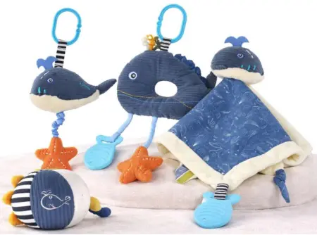 Snuggle Whale Baby Gift Set