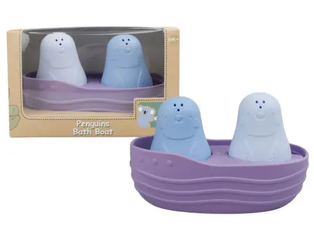 Penguins Silicone Bath Boat