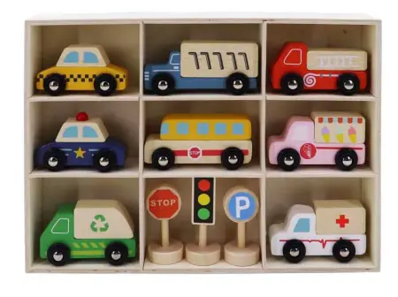 Transport Street Sign Set in Box