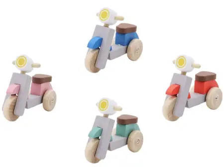 Wooden Scooter Set of Four
