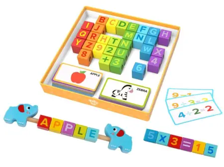 Alphabet and Number Block Puzzle Game