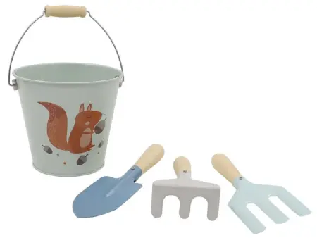 Kids Garden Tool Set Blue 4pcs