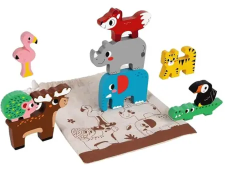Stacking Animal Shape Blocks
