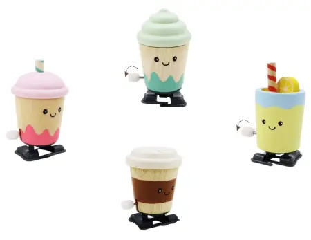 Wind Up Walking Drink Set of Four