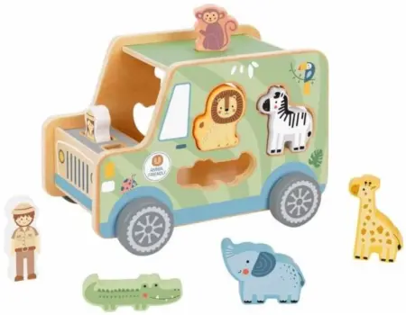 Animal Jeep Shape Sorter