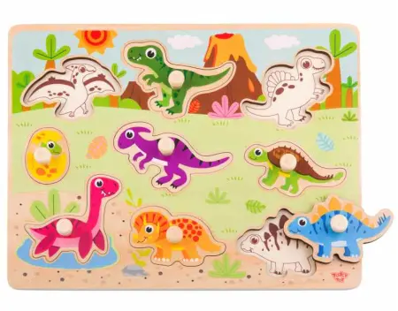 Dinosaur Peg Puzzle
